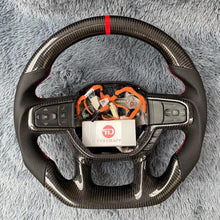 Загрузить изображение в средство просмотра галереи, Carbon Fiber Racing Steering Wheel for 2019-2023 Dodge Ram |TTD Craft