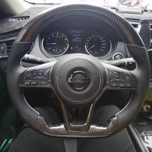 Load image into Gallery viewer, TTD Craft Nissan 2018-2024 Leaf Kicks Carbon Fiber Steering Wheel
