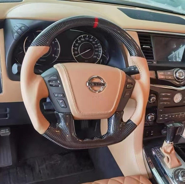 TTD Craft  Nissan 2015-2024 Titan Carbon Fiber Steering Wheel