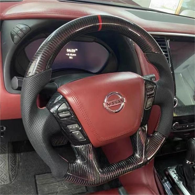 TTD Craft Nissan 2022-2025 Frontier Carbon Fiber Steering Wheel