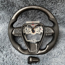 Загрузить изображение в средство просмотра галереи, 2021-2024 Toyota Venza Real Carbon Fiber Steering Wheel Upgrade | TTD Craft