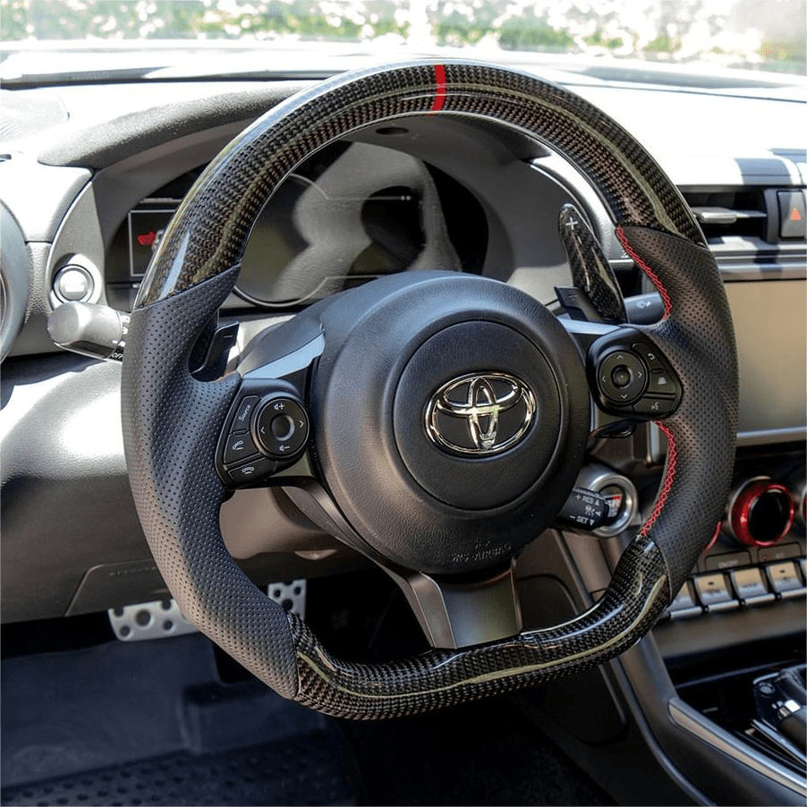 Subaru brz carbon fiber steering wheel discount