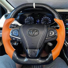 Charger l'image dans la galerie, TTD Craft Toyota 2014-2017 Camry 2013-2018 Harrier Carbon Fiber Steering Wheel