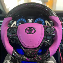 Cargar imagen en el visor de la galería, Volante de fibra de carbono TTD Craft para Toyota Corolla 2014-2018 / RAV4 2013-2018