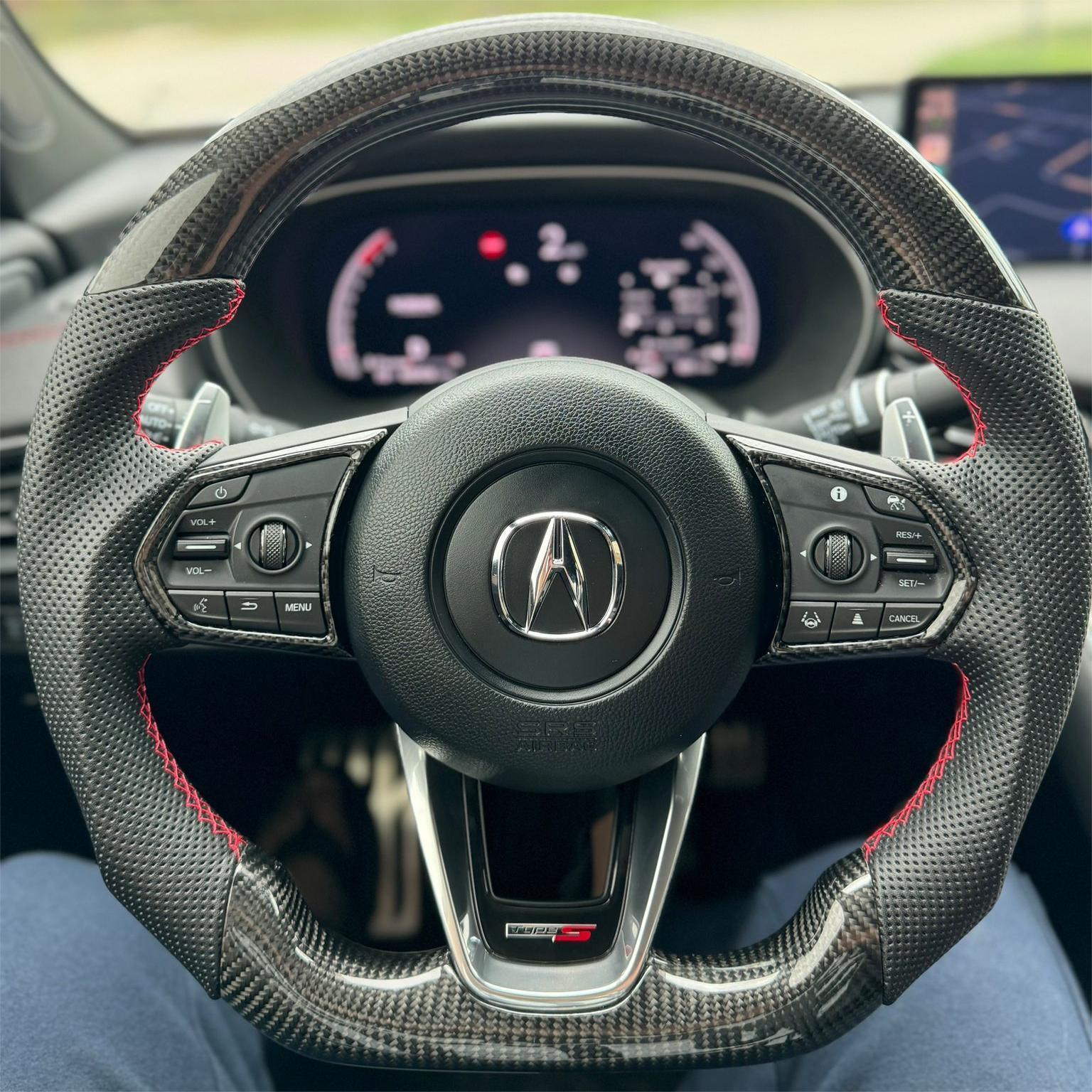TTD Craft Acura 2021-2025 TLX/MDX Carbon fiber Steering Wheel