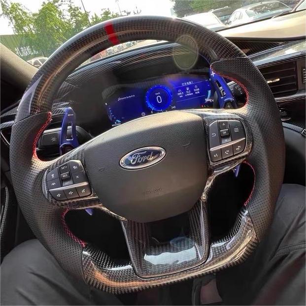 TTD Craft Ford 2020-2024 Explorer Carbon Fiber Steering Wheel