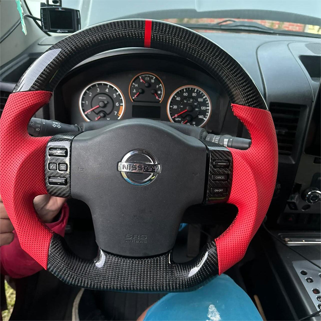 TTD Craft  Nissan 2005-2012 Titan Carbon Fiber Steering Wheel