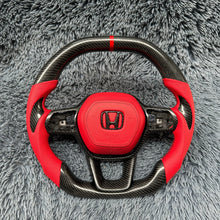 將圖片載入圖庫檢視器 2022-2026 Honda Accord Civic Sport Carbon Fiber Steering Wheel | TTD Craft