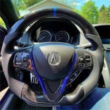 Load image into Gallery viewer, TTD Craft  2015-2020 TLX  Type S A-Spec Advance Package SH-AWD V6 / 2014-2020 MDX Sport Hybrid SH-AWD V6 Carbon fiber Steering Wheel
