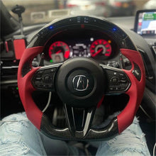 Load image into Gallery viewer, TTD Craft 2019-2024 RDX A-Spec Advance Package SH-AWD Carbon Fiber Steering Wheel with Led
