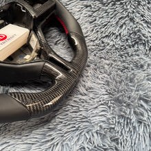 Cargar imagen en el visor de la galería, Custom Flat Top Carbon Fiber Steering Wheel for Maserati Ghibli Levante |TTD Craft