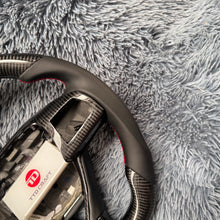 Cargar imagen en el visor de la galería, Custom Flat Top Carbon Fiber Steering Wheel for Maserati Ghibli Levante |TTD Craft