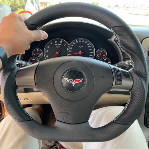 TTD Craft 2006-2013 Corvette C6 Z06 Carbon Fiber Steering Wheel