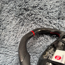 Cargar imagen en el visor de la galería, Custom Flat Top Carbon Fiber Steering Wheel for Maserati Ghibli Levante |TTD Craft