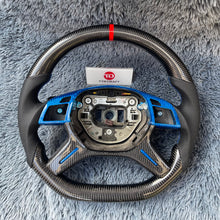 Carregar imagem no visualizador da galeria, Volante de fibra de carbono TTD Craft Benz W166 X166 W463 G63AMG G65AMG GL63AMG