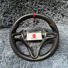 Загрузить изображение в средство просмотра галереи, TTD Craft 8th gen Honda 2006-2011 Civic FA FD SI Carbon Fiber Steering Wheel