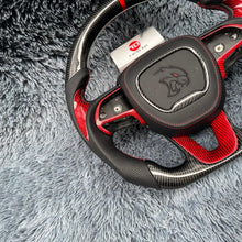 Загрузить изображение в средство просмотра галереи, TTD Craft Dodge 2016-2023 Charger Challenger / 2014-2023 Durango Carbon Fiber Steering Wheel