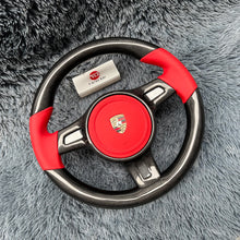 Load image into Gallery viewer, TTD Craft  Porsche 911 GT3 Boxster Cayman Cayenne Panamera Carbon Fiber Steering Wheel
