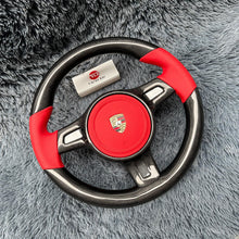 Load image into Gallery viewer, TTD Craft Porsche 991 911 GT3 Boxster Cayman Cayenne Panamera Steering Wheel