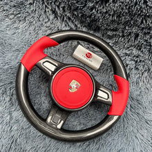 Load image into Gallery viewer, TTD Craft Porsche 991 911 GT3 Boxster Cayman Cayenne Panamera Steering Wheel