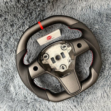 Загрузить изображение в средство просмотра галереи, TTD Craft Tesla Model 3 Y Carbon Fiber Steering Wheel