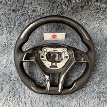 Lade das Bild in den Galerie-Viewer, TTD Craft Benz C63AMG W176 W204AMG W212 W218 C117 E350 SL63 R231 X156 GLA45AMG SLAMG Carbon Fiber Steering Wheel
