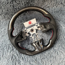 Cargar imagen en el visor de la galería, TTD Craft Infiniti 2013-2017 Q50 Q50L Volante de fibra de carbono