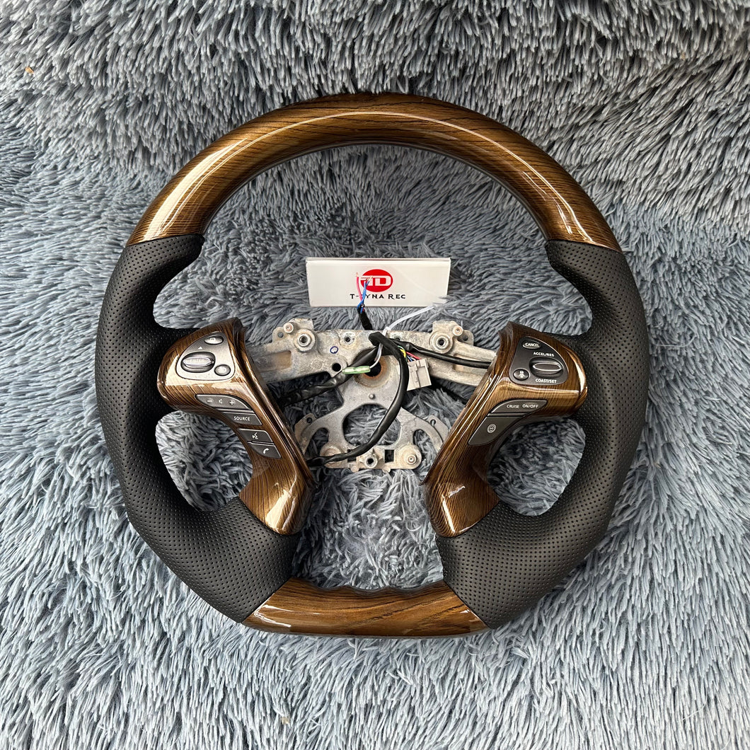 TTD Craft Infiniti M25 2013-2020 QX60 JX35 / 2013-2022 Q70 Q70L / 2011-2019 M35 M37 M56 wooden Steering Wheel
