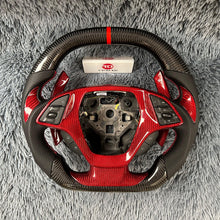 Cargar imagen en el visor de la galería, Volante de fibra de carbono TTD Craft Corvette C7 2014-2019