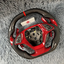 Cargar imagen en el visor de la galería, Volante de fibra de carbono TTD Craft Corvette C7 2014-2019
