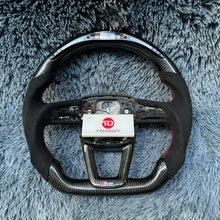 Charger l'image dans la galerie, TTD Craft Audi A4 Q3 Q5 Q7 Q8 RSQ7 RSQ8 SQ8 SQ7 SQ5 S7 RS6 Vdeau de direction en fibre de carbone RS6