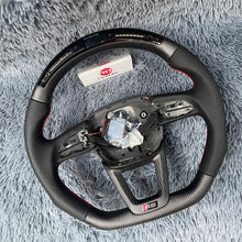 Charger l'image dans la galerie, TTD Craft Audi A4 Q3 Q5 Q7 Q8 RSQ7 RSQ8 SQ8 SQ7 SQ5 S7 RS6 Carbon Fiber Steering Wheel