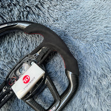 Charger l'image dans la galerie, TTD Craft Audi A4 Q3 Q5 Q7 Q8 RSQ7 RSQ8 SQ8 SQ7 SQ5 S7 RS6 Vdeau de direction en fibre de carbone RS6