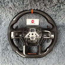 Load image into Gallery viewer, TTD Craft Ford 2015-2020 F150 Raptor / 2017-2022 F250/ 2017-2022 F350 Carbon Fiber Steering Wheel