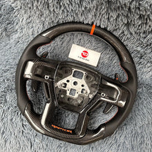 Load image into Gallery viewer, TTD Craft Ford 2015-2020 F150 Raptor / 2017-2022 F250/ 2017-2022 F350 Carbon Fiber Steering Wheel