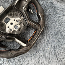 Load image into Gallery viewer, TTD Craft Ford 2015-2020 F150 Raptor / 2017-2022 F250/ 2017-2022 F350 Carbon Fiber Steering Wheel