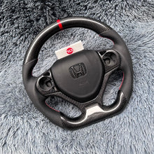 Carregar imagem no visualizador da galeria, Volante de fibra de carbono TTD Craft 9ª geração Civic 2012-2015 Tipo R FK2 SI