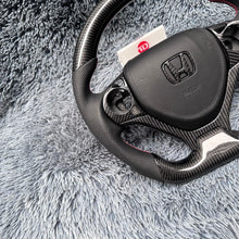 Carregar imagem no visualizador da galeria, Volante de fibra de carbono TTD Craft 9ª geração Civic 2012-2015 Tipo R FK2 SI