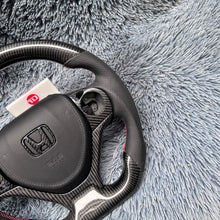 Carregar imagem no visualizador da galeria, Volante de fibra de carbono TTD Craft 9ª geração Civic 2012-2015 Tipo R FK2 SI