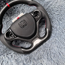 Carregar imagem no visualizador da galeria, Volante de fibra de carbono TTD Craft 9ª geração Civic 2012-2015 Tipo R FK2 SI