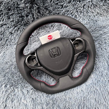 將圖片載入圖庫檢視器 TTD Craft 9th gen Honda 2012-2015 Civic Type R FK2 SI Carbon Fiber Steering Wheel