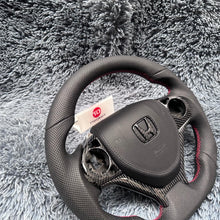 將圖片載入圖庫檢視器 TTD Craft 9th gen Honda 2012-2015 Civic Type R FK2 SI Carbon Fiber Steering Wheel