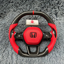 Cargar imagen en el visor de la galería, TTD Craft 11.a generación Civic 2022 2023 2024 +Type R FL5 SI / 11.a generación Accord 2023 2024+ Volante de fibra de carbono