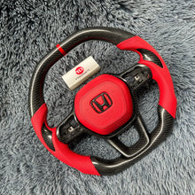 Cargar imagen en el visor de la galería, TTD Craft 11.a generación Civic 2022 2023 2024 +Type R FL5 SI / 11.a generación Accord 2023 2024+ Volante de fibra de carbono