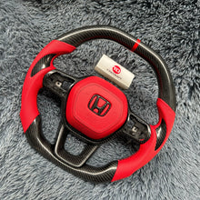 Cargar imagen en el visor de la galería, TTD Craft 11.a generación Civic 2022 2023 2024 +Type R FL5 SI / 11.a generación Accord 2023 2024+ Volante de fibra de carbono