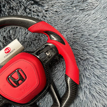 Cargar imagen en el visor de la galería, TTD Craft 11.a generación Civic 2022 2023 2024 +Type R FL5 SI / 11.a generación Accord 2023 2024+ Volante de fibra de carbono