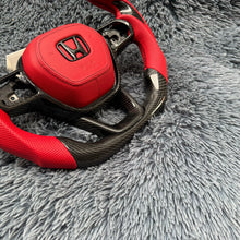 Cargar imagen en el visor de la galería, TTD Craft 11.a generación Civic 2022 2023 2024 +Type R FL5 SI / 11.a generación Accord 2023 2024+ Volante de fibra de carbono