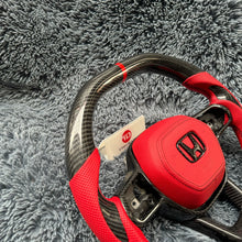 Cargar imagen en el visor de la galería, TTD Craft 11.a generación Civic 2022 2023 2024 +Type R FL5 SI / 11.a generación Accord 2023 2024+ Volante de fibra de carbono