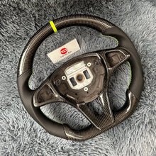 Lade das Bild in den Galerie-Viewer, TTD Craft Benz W176 GLK350 GLK500 C250 C300 C350 C180 Carbon Fiber Steering Wheel