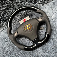 Load image into Gallery viewer, TTD Craft Lexus 2000-2005 GS300 GS430 Piano Black Steering Wheel